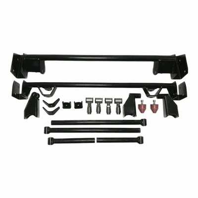 Per Ford Fairlane / Comet 1966-67 Kit di collegamento posteriore a quattro barre regolabile con bulloni e staffe
